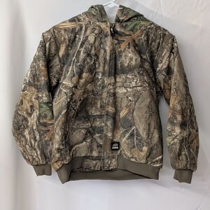 Berne Realtree Camo Jacket Youth Large 14/16 Insulated Quilt Lining